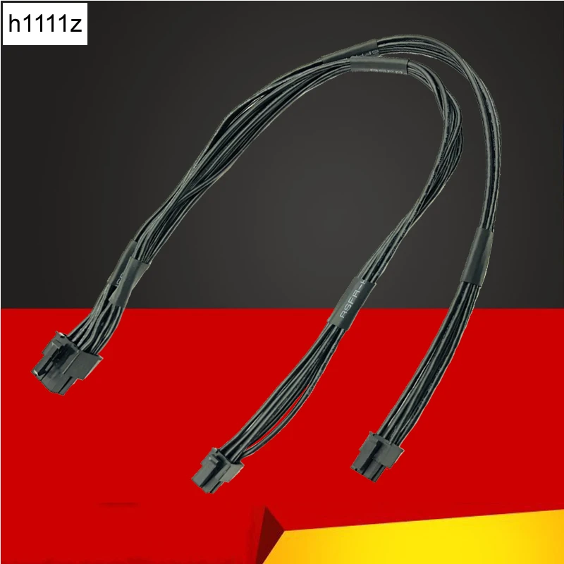 Компьютерный кабель 18AWG двойной мини-кабель 6Pin-8Pin PCIE GPU для GTX1080 MAC Pro MA970 A1186