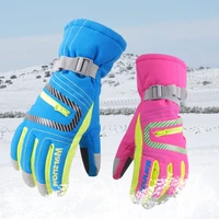 marsnow winter professional ski gloves girls boys adult waterproof warm gloves snow kids windproof skiing snowboard gloves