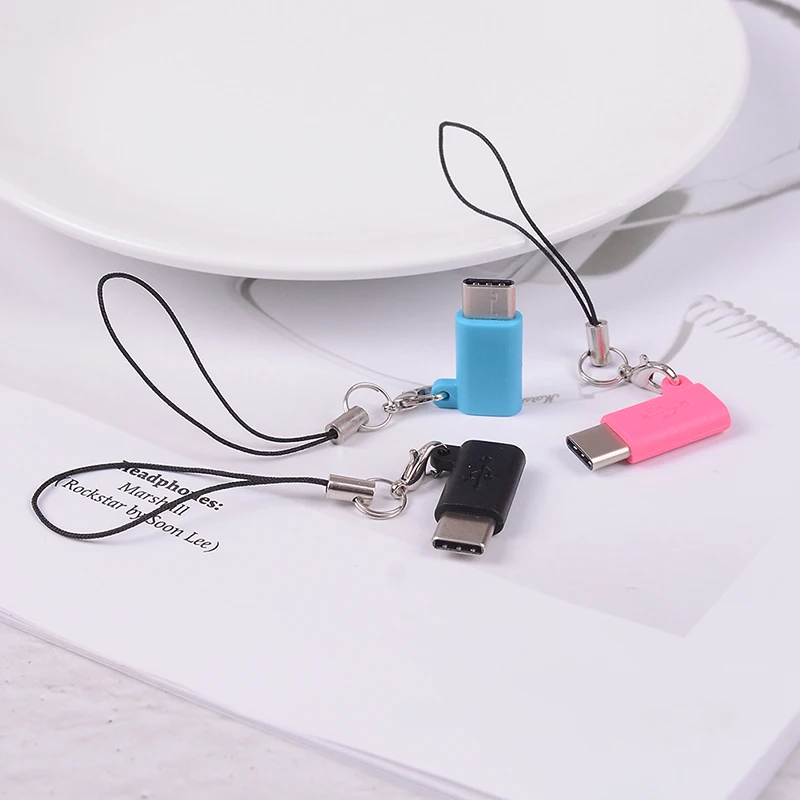 Micro USB Женский к Type C 3 1 Мужской кабель адаптер зарядка и синхронизация данных