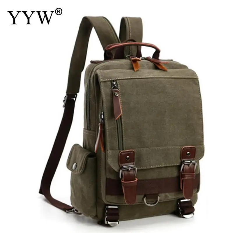 army green YYW элегантный дизайн контрастный школьный рюкзак сумка для колледжа простой дизайн мужские повседневные рюкзаки Mochila мужские новые мягкие рюкзаки - Цвет: army green