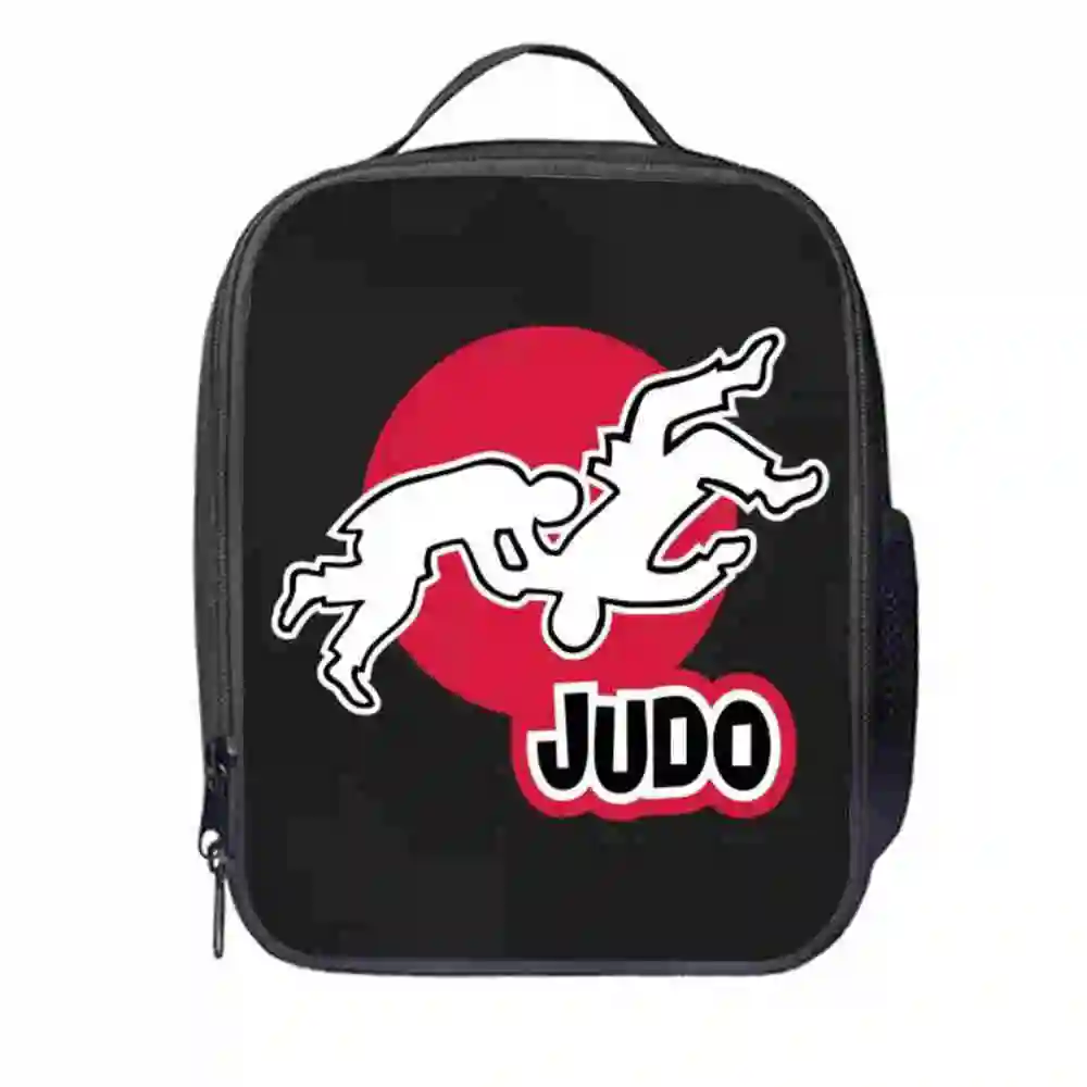 Judo сумка для ланча по индивидуальному заказу тхэквондо карате для женщин и мужчин, подростков, мальчиков и девочек, детский школьный изолированный охладитель, сумка-тоут - Цвет: LB4