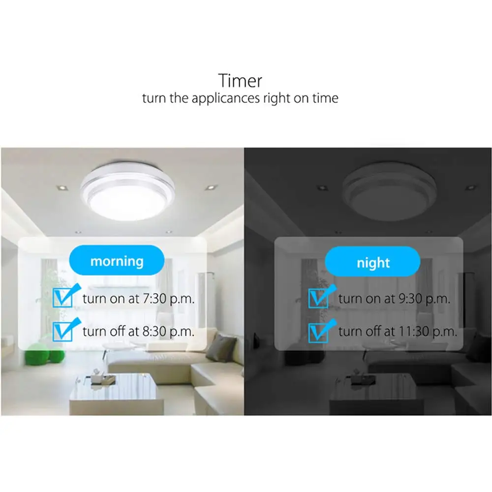 Умный переключатель Timethinker WiFi 1 2 3 банды Великобритания США ЕС настенный
