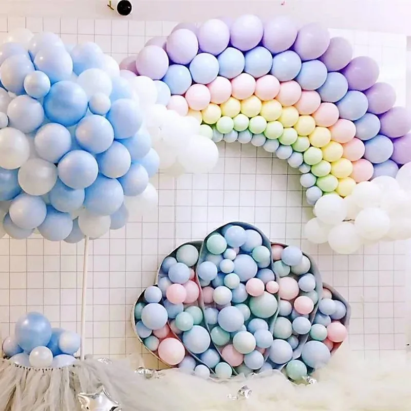 100 шт 10 дюймов Макарон шарики для свадебного украшения Baby Shower малыш счастливый