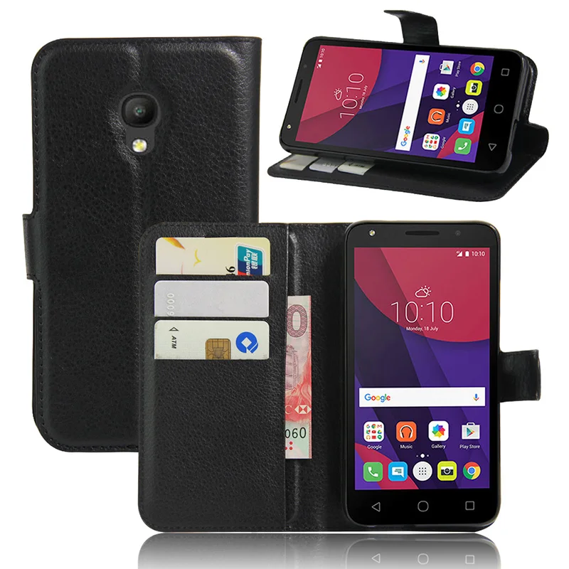 YINGHUI для Alcatel One Touch pixi 4 OT5045X OT5045 4G 5 0 дюймов кожаные чехлы телефонов (5) откидная