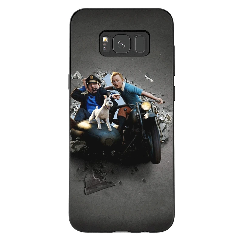 Adventures Of Tintin Silicone TPU Phone Case For Samsung S6 S7 Edge S8 S9 S10 Plus S10E Cover Protection | Мобильные телефоны и
