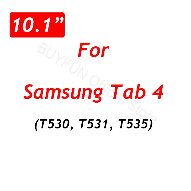 For Tab 4 10.1inch Закаленное Стекло для samsung Galaxy Tab A 10,1 T580 585 A9.7 T550 555 A8.0 T350 355 планшет Экран протектор Tab4 T530 330 230 пленка - Цвет: For Tab 4 10.1inch