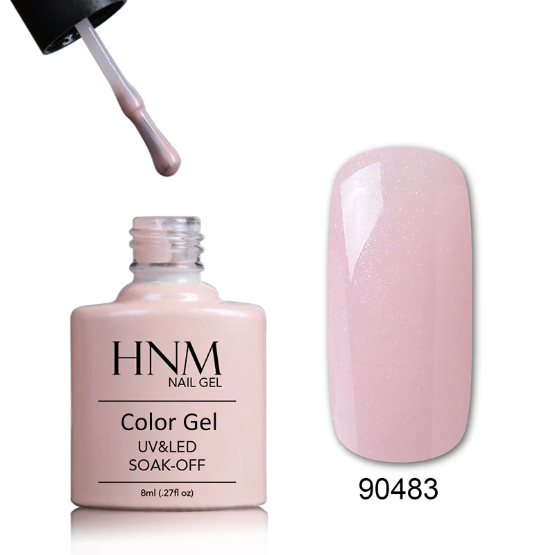 90483 HNM 8 мл УФ-гель для ногтей DIY впитывающий Гибридный лак Полуперманентная краска Лаковая Печать Эмаль для ногтей искусство 79 цветов - Цвет: 90483