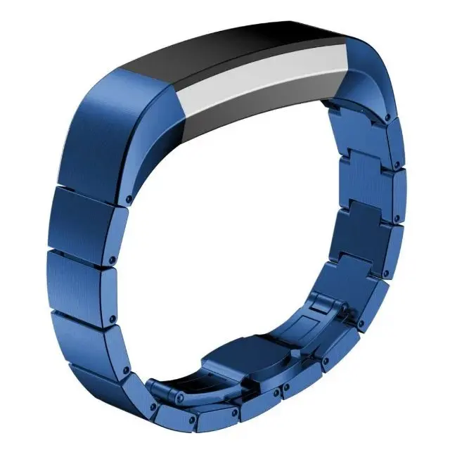 

Butterfly buckle Wrist Watches Strap Stainless Steel Watch Bands For Fitbit Alta HR Smart Watch