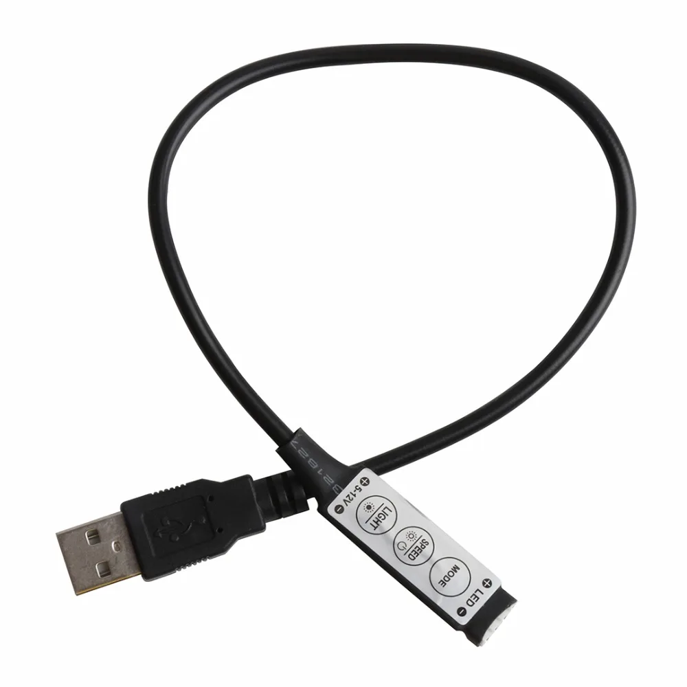 5 в RGB Светодиодная лента контроллер 3 клавиши SMD5050 SMD3528 SMD 2835 USB для 72 Вт HQ |
