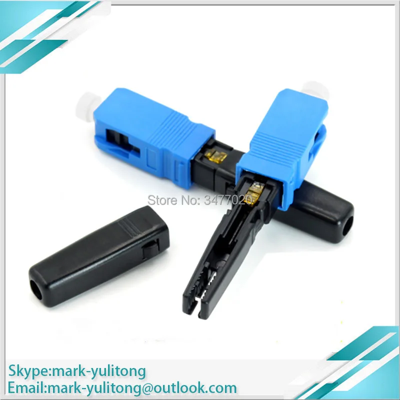 20 шт. FTTH SC UPC холодное соединение оптоволоконный Быстрый коннектор холодный