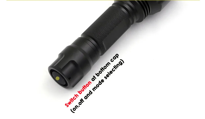 Охотничий фонарик cree XM-L2 U3 светодиодный фонарь 1 Режим C8 фонарик с двойным режимом дистанционного управления переключатель давления lanterna