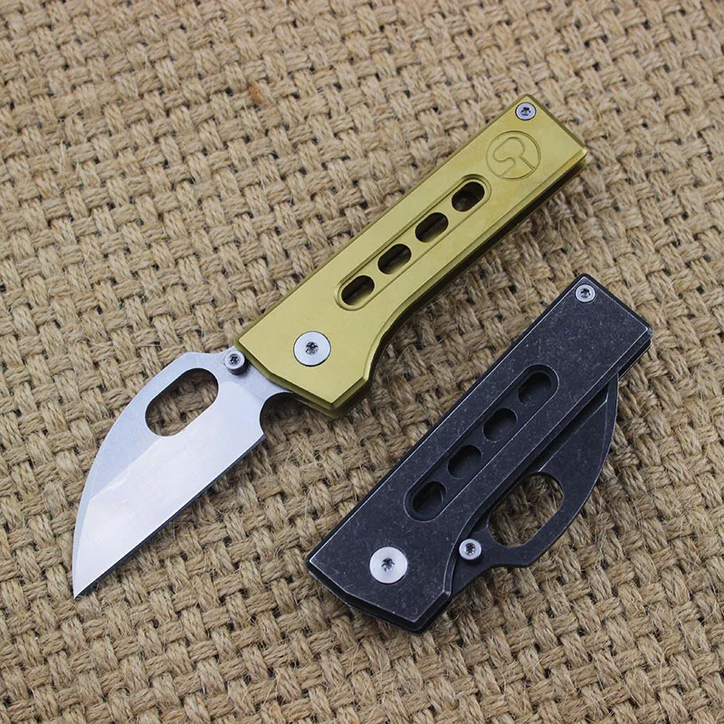 Два Цвет 5CR лезвием Выживание Ножи складной Нержавеющая сталь ручка карман Охота
