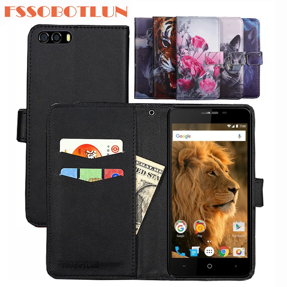 FSSOBOTLUN Vertex impresse Lion dual cam 3G Чехол-книжка из искусственной кожи в стиле ретро