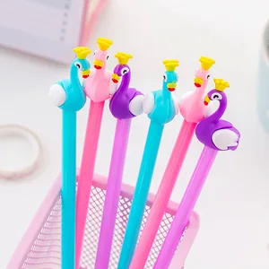 1 шт. Kawaii Корона Лебедь гелевые ручки школы письма подпись в офисе Ручка Подарочные канцелярские товары 0,5 мм ручка с чернилами стандартных цветов Эсколар школьные принадлежности