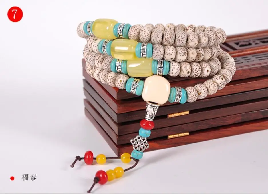 Koraba ювелирные изделия 8mm108буддийский молитвенный браслет Звезды Луна корень