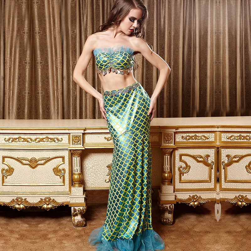 Сексуальная русалка костюм женский хвост русалки Хеллоуин для партии кусок