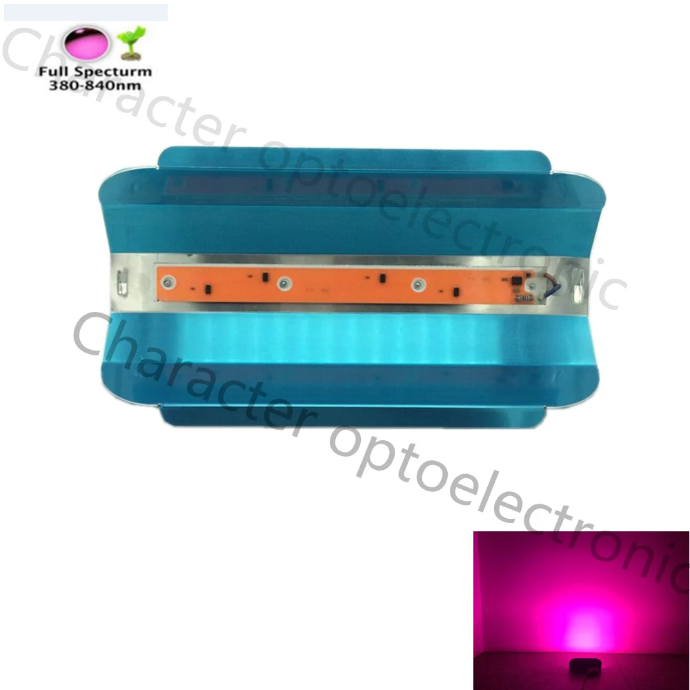 LED COB 50 Вт 220 В водонепроницаемый драйвер IC полный спектр для улучшения роста