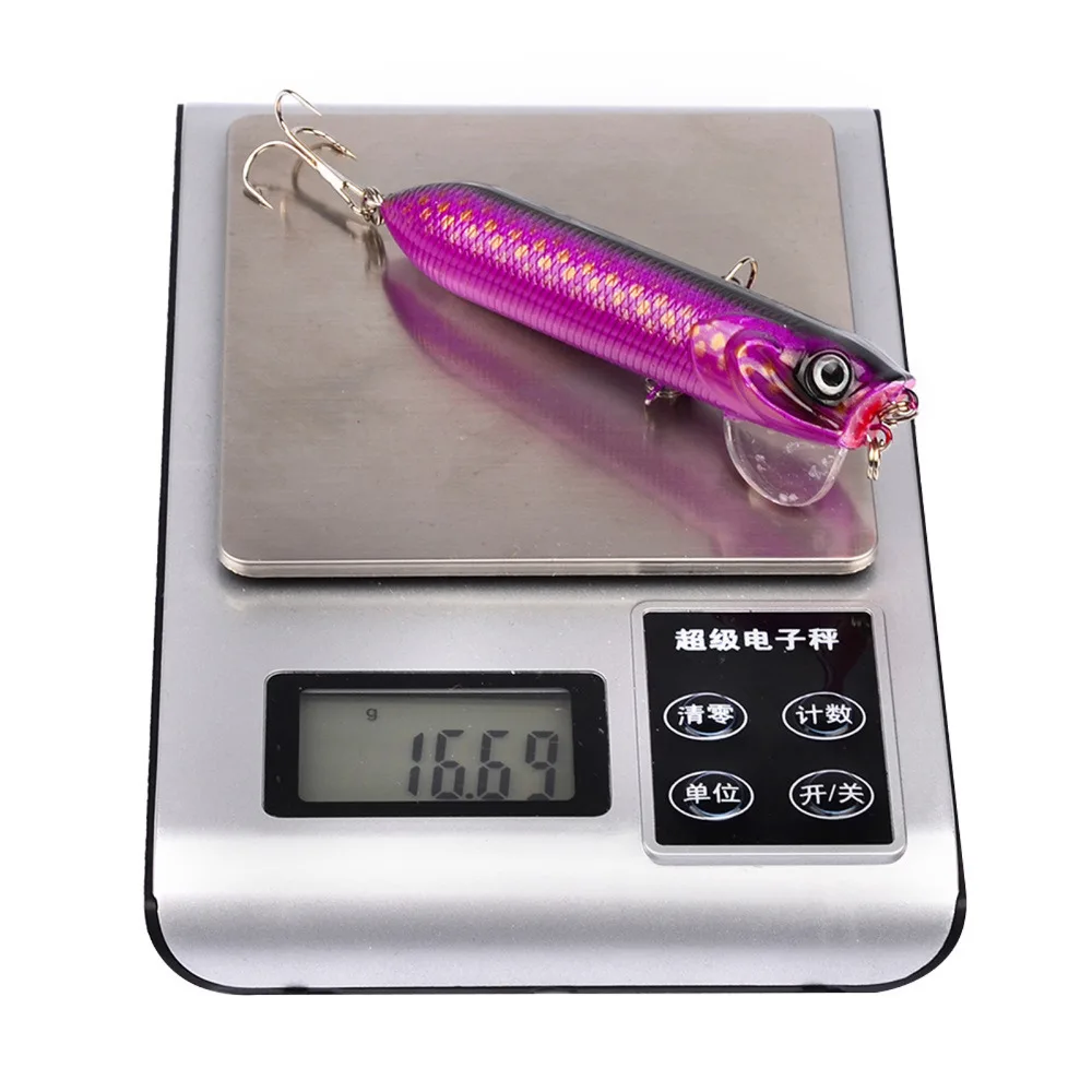 8 шт. морской Поппер блесна для рыбалки окунь приманка окуня 9 см/18 г бесплатная