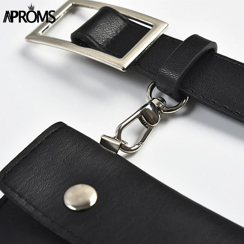 Aproms из модного кожзаменителя пояс Для женщин Slim Fit с черным пояском Пряжка пояс Винтаж эластичный пояс Для женщин аксессуары