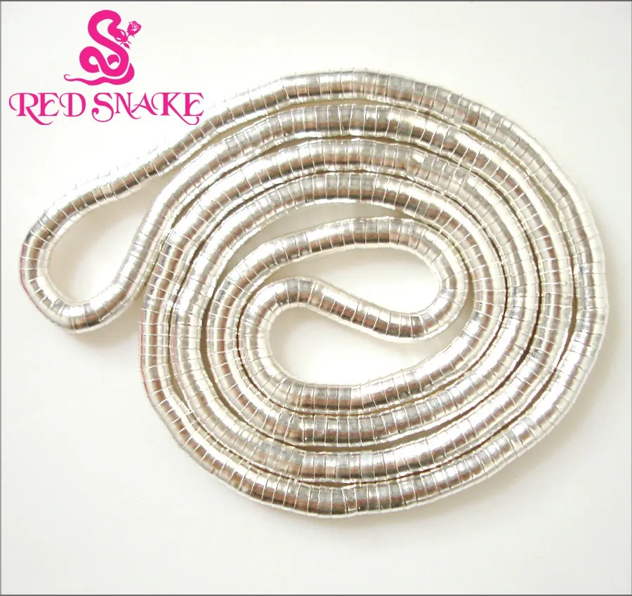 Красная змея 6*900 мм Серебряный цвет Оптовая торговля нержавеющая сталь Гибкая