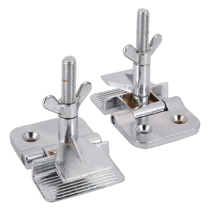 

2Pcs Silk Screen Printing Butterfly Hinge Clamp Zinc Alloy Hinge Clamp Clip 2" thickness For DIY Fixing Screens Tools