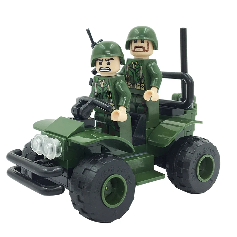 Winner 8001 танковый боевой разведчик команда Военная серия строительный блок солдат