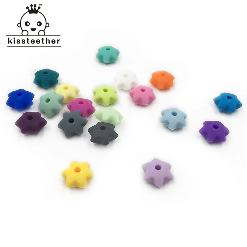 Cuentas de engranaje de silicona de grado alimenticio para mordedor de beb&eacute;, accesorio de pulsera de mordedor para beb&eacute;, mezcla de colores, 1,2x0,6 cm (0,47x0,23 pulgadas)-0