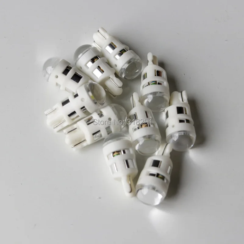 Новинка тип 100 шт./лот T10 3030SMD 1-2 светодиода 1 Вт W5W Авто светодиодное освещение автомобиля Клин лампы