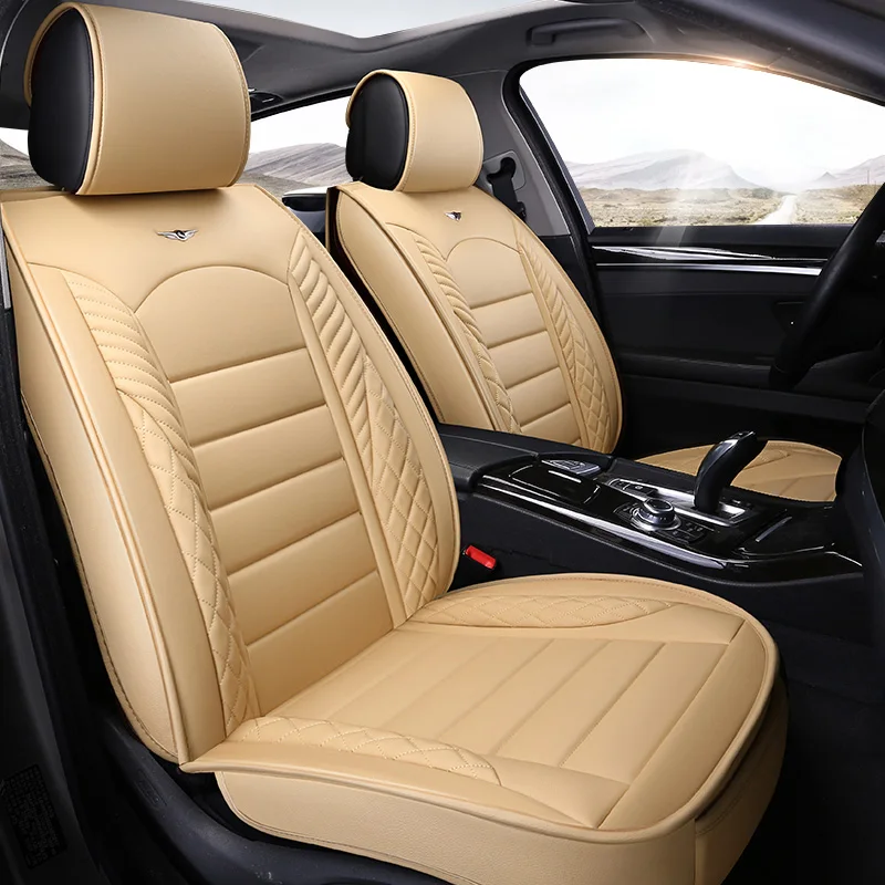 Leather Car Seat Cover Universal auto Interior Accessories for honda hrv XRV XR-V URV UR-V stream pilot Avancier crossfit civic |
