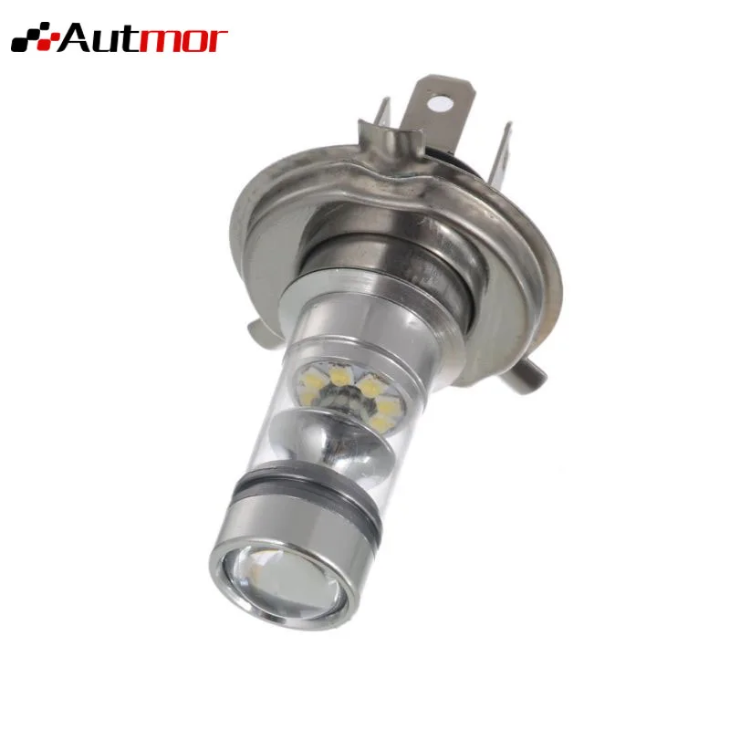 Автомобильная светодиодная лампа высокой мощности AUTMOR 2 шт. Sharp H4 100W 20smd