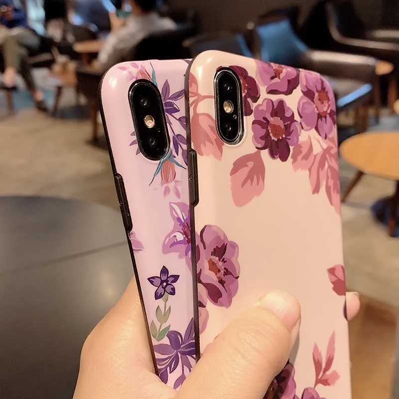 Силиконовый чехол для iPhone 6 7 6S 8 Plus X XS MAX XR в стиле ретро Ударопрочный Мягкий |