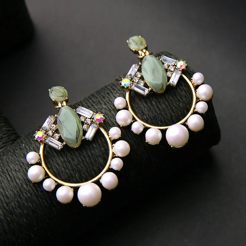 Новое поступление яркие серьги с кристаллами ювелирные изделия для женщин и