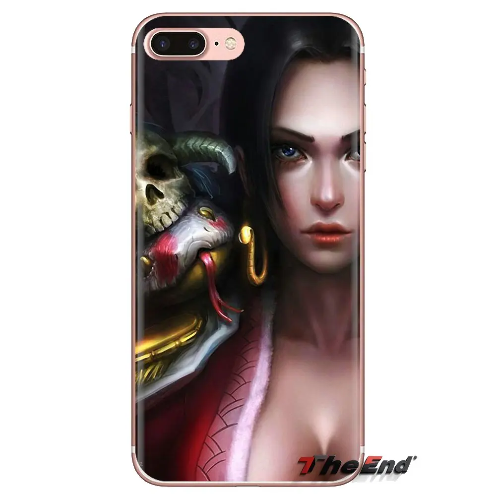 Boa Hancock в Аниме one piece мягкие чехлы для huawei G7 G8 P7 P8 P9 P10 P20 P30 Lite Mini Pro P Smart Plus 2017 2018 2019 |