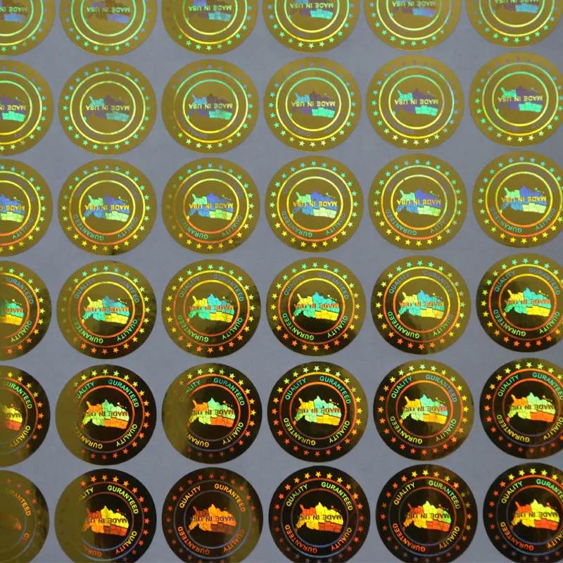 Анти-подделка Голограмма лазерная голографическая Стикеры Label Оригинальные