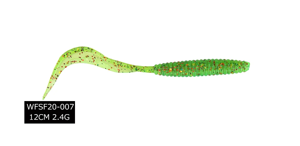 Walk Fish, 8 шт./лот, 12 см, 2,4 г, приманка для рыбалки, силиконовые приманки для рыбалки, Мягкая приманка, червь, искусственная приманка для ловли карпа, рыболовные снасти