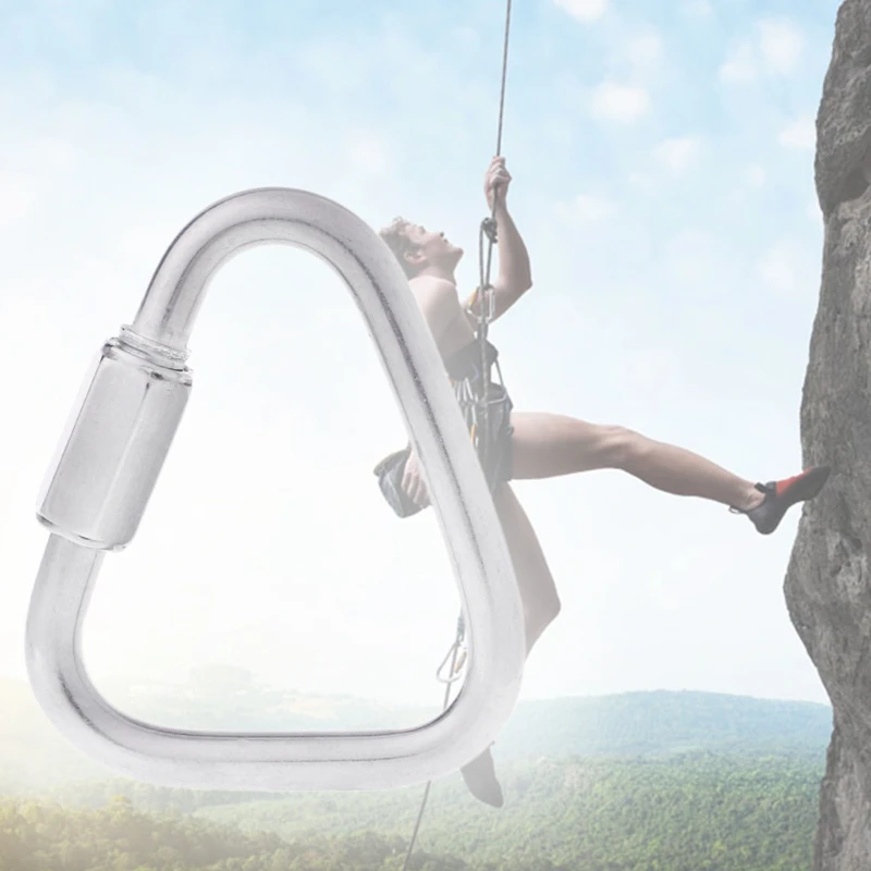 304 Нержавеющая сталь винт замок карабин треугольный восхождение Шестерни