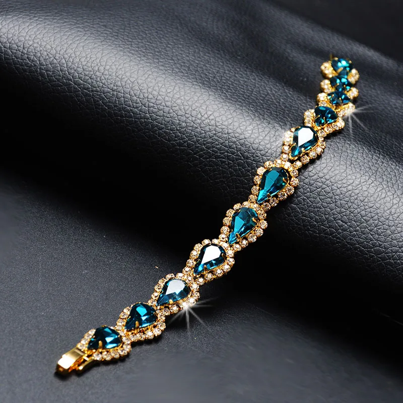 Женские Роскошные браслеты с кристаллами 20 видов браслетов свадебные украшения