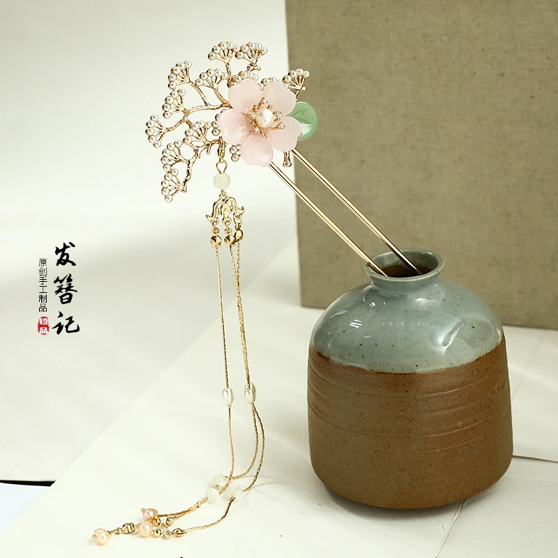 Китайская Винтажная заколка для волос ручной работы U заколки аксессуары