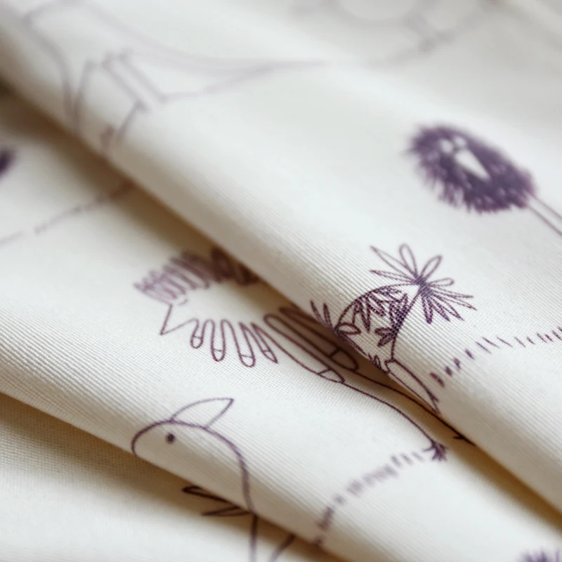 Занавеска для верхней двери с мультяшным принтом в виде граффити и птиц Короткая