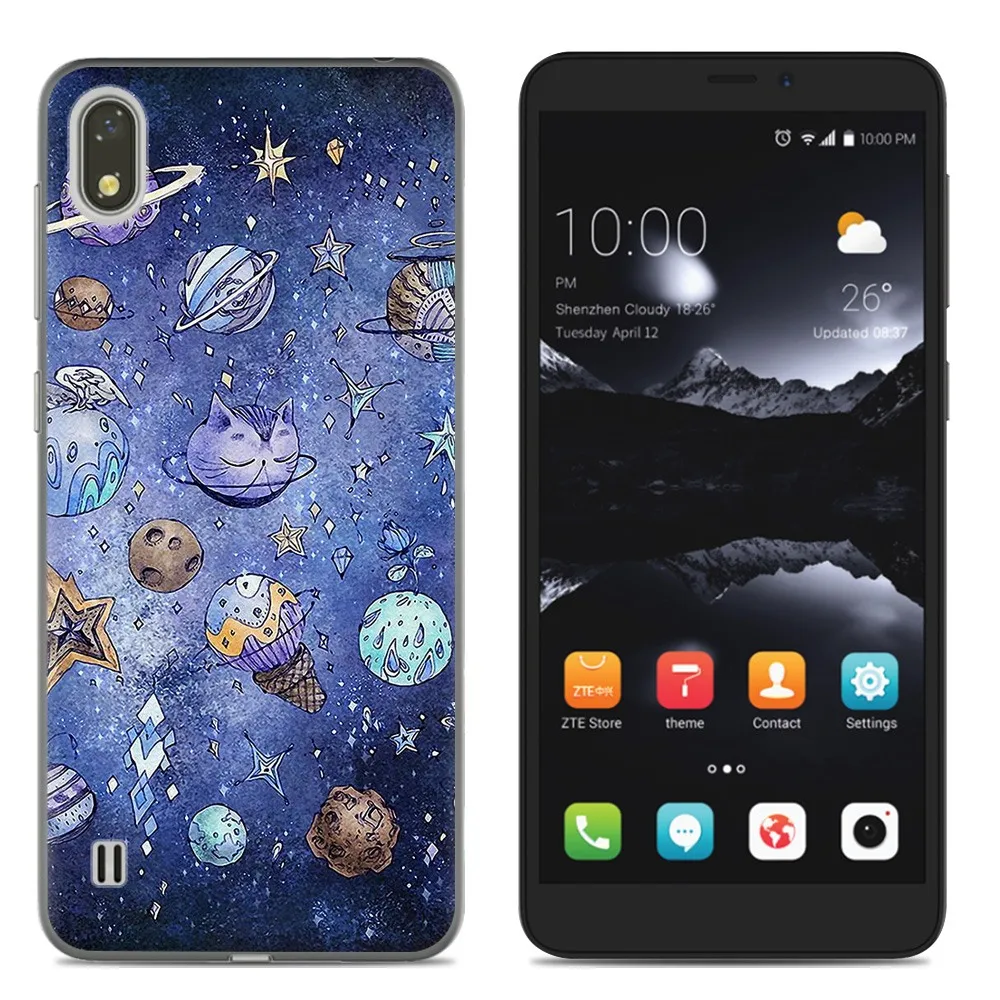 Чехол для ZTE A530 чехол Blade милый мультяшный Мягкий защитный из ТПУ BA530 A 530 Fundas |