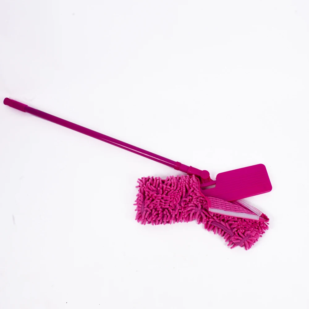 Швабра двухсторонняя с тряпкой из Микрофибры и телескопической ручкой|squeeze mop|floor