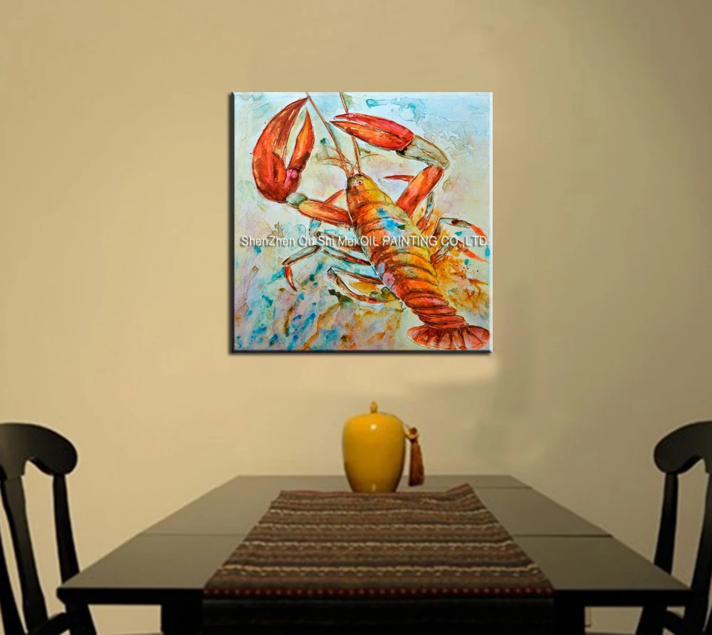 Омар воды Цвет на стену для домашнего декора анималистический настенный