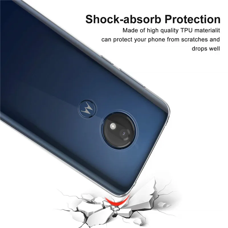 Чехол для Moto G7 Play Power мягкий силиконовый прозрачный чехол телефона Motorola G7Play G7Power