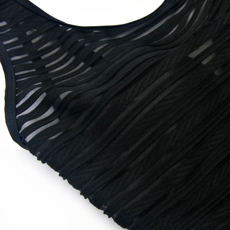 Женский слитный купальник черный белый боди с открытой спиной размер XXL XL L M|swimwear