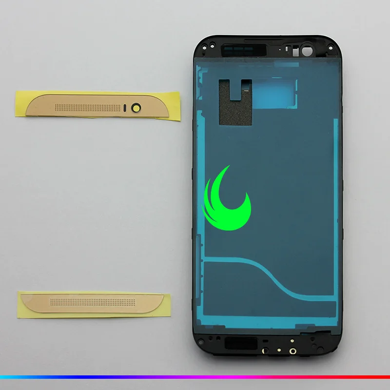 lcd передний корпус рамка крышка Рамка для htc One M8 с клеем запасные части для M8 рамка