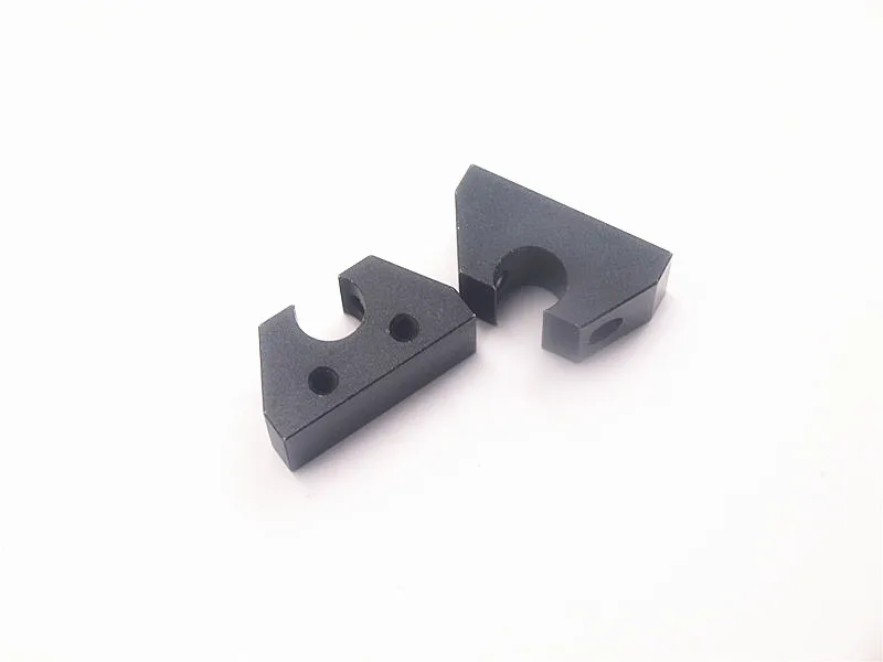Funssor 4 шт. черный анодированный алюминиевый держатель Y для Prusa i3 MK3 3D деталей