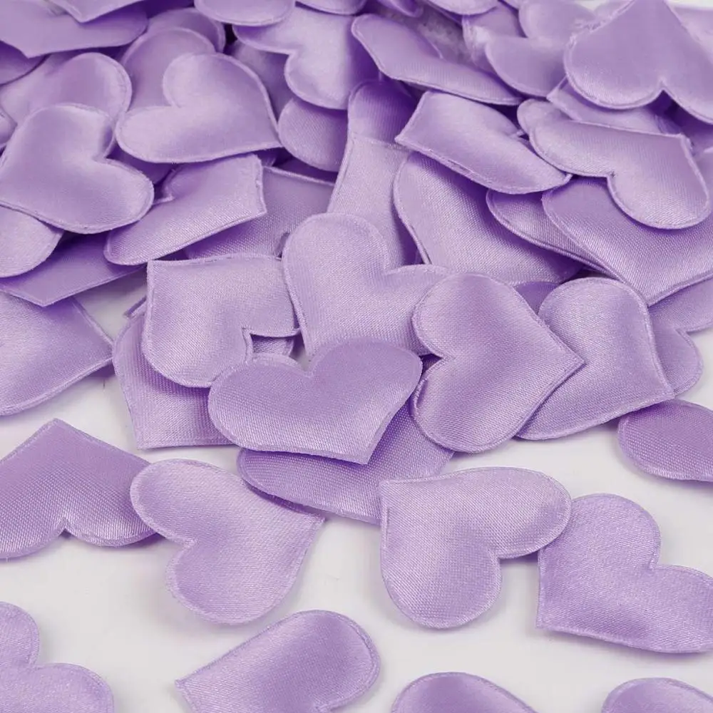 32x25mm LT Purple Разные цвета, 100 шт, 2~ 3,5 см, губчатое сердце, свадебные конфетти, метательные лепестки для любви, подарок на день Святого Валентина, вечерние украшения для комнаты - Цвет: 32x25mm LT Purple