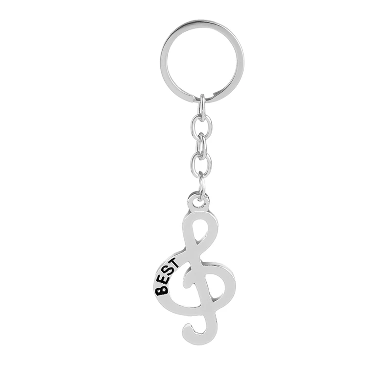 Two Keychains Best Friend Keychain Fun Personalized Note Shape Car Gift To Friends | Украшения и аксессуары