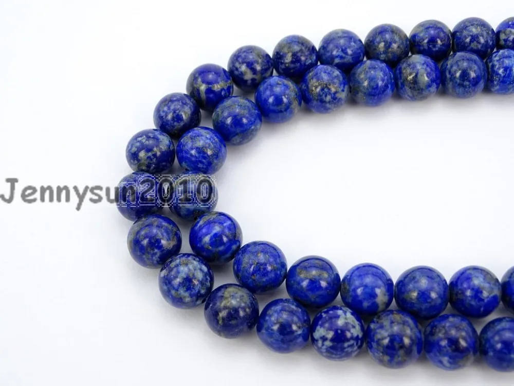 

Natural Lapis Lazuli Gems Stones 4mm Round Spacer Loose Beads 15'' Strand for Jewelry Making Crafts 5 Strands/Pack