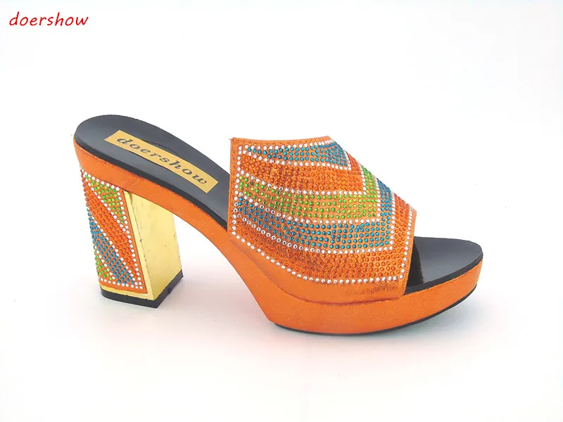 Doershow/летние шлепанцы в африканском стиле Босоножки на высоком каблуке JK1-35 | Обувь